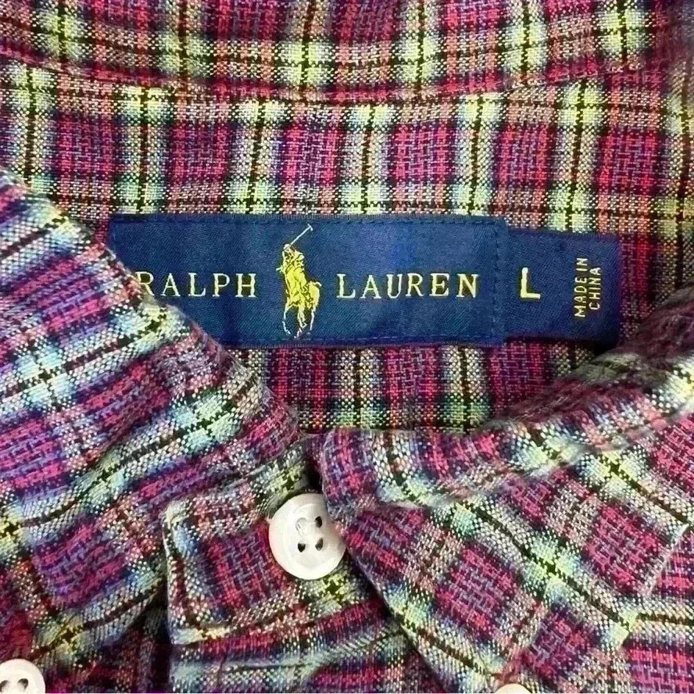Ralph Lauren Button Down Shirt Size L - Picture 3 of 4